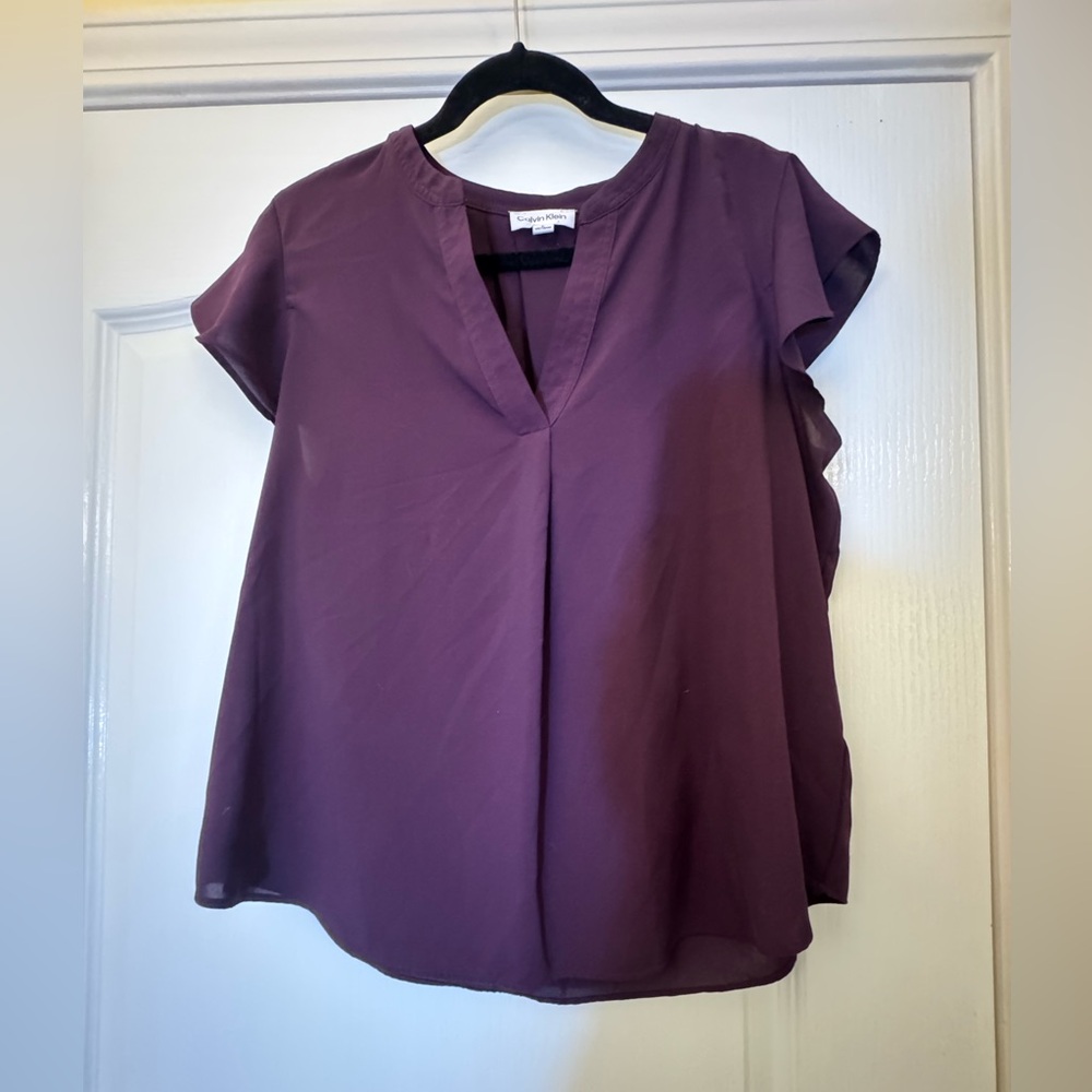 Calvin Klein Deep Purple Blouse
